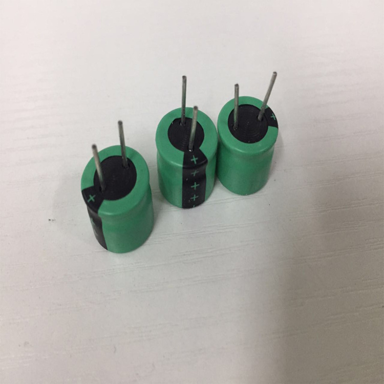 Mini cylindrical capacitor lithium batte