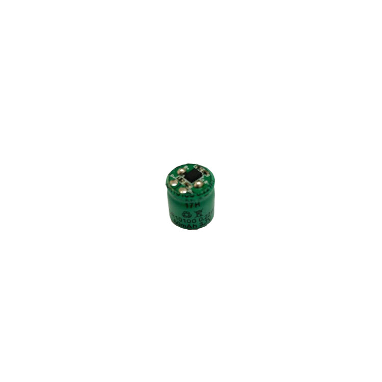 Small cylindrical capacitor lithium battery 1110 60mAh 3.7V capacitor battery with board, sports Blu