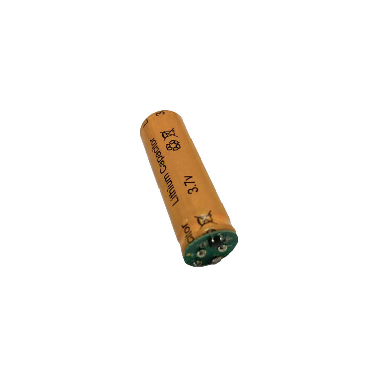 3.7V small cylindrical capacitive lithium battery 1340 500mAh with protective plate factory direct s